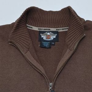 Harley Davidson an American legend Pullover Sweater 2XL Brown